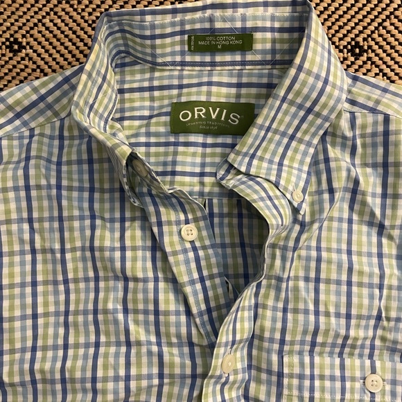Men’s Orvis Button Down Shirt - Size M - Picture 1 of 4